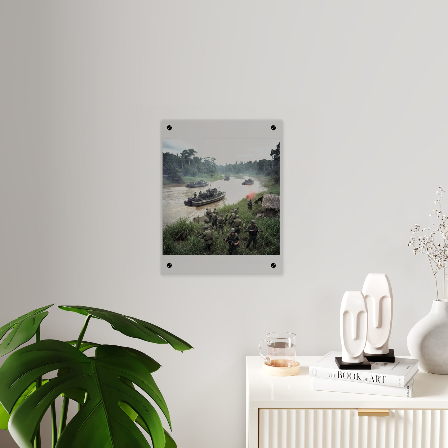 Acrylic Wall Art Panel - MRF - 9th Infantry in the Mekong - Vietnam