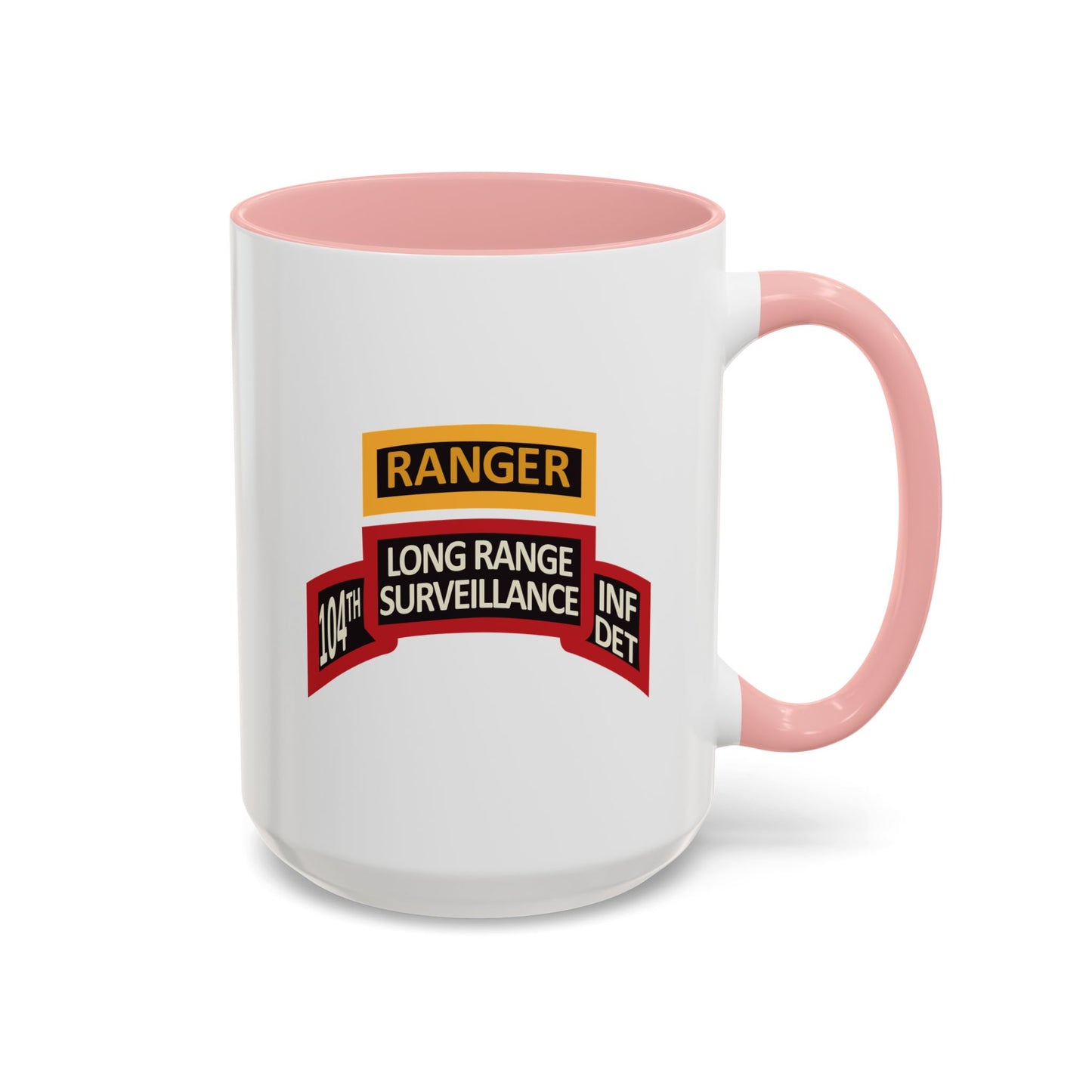 Accent Coffee Mug 15oz - LRS - 10th Inf Det - Ranger Tab