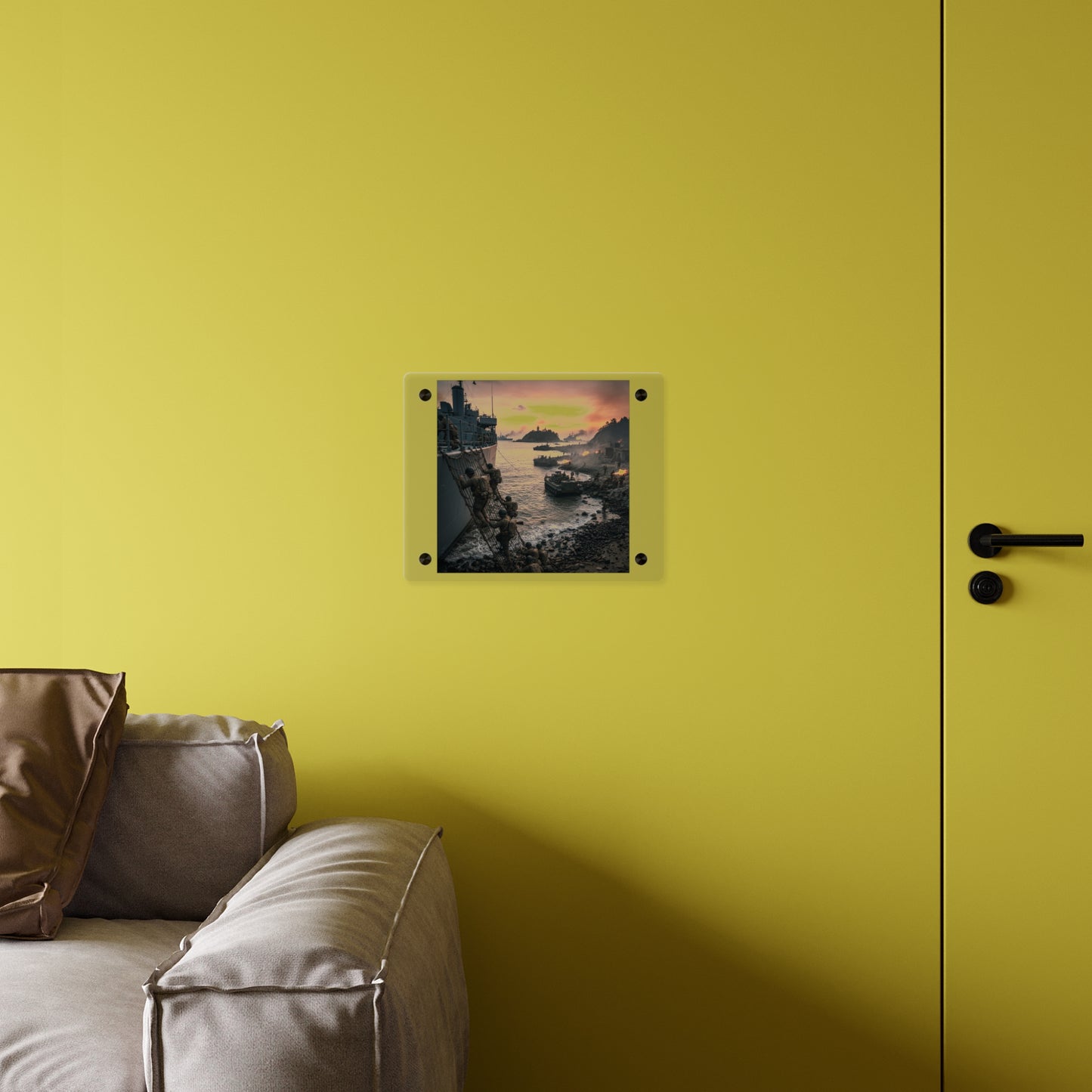 Acrylic Wall Art Panel - Inchon Landing - Korean War