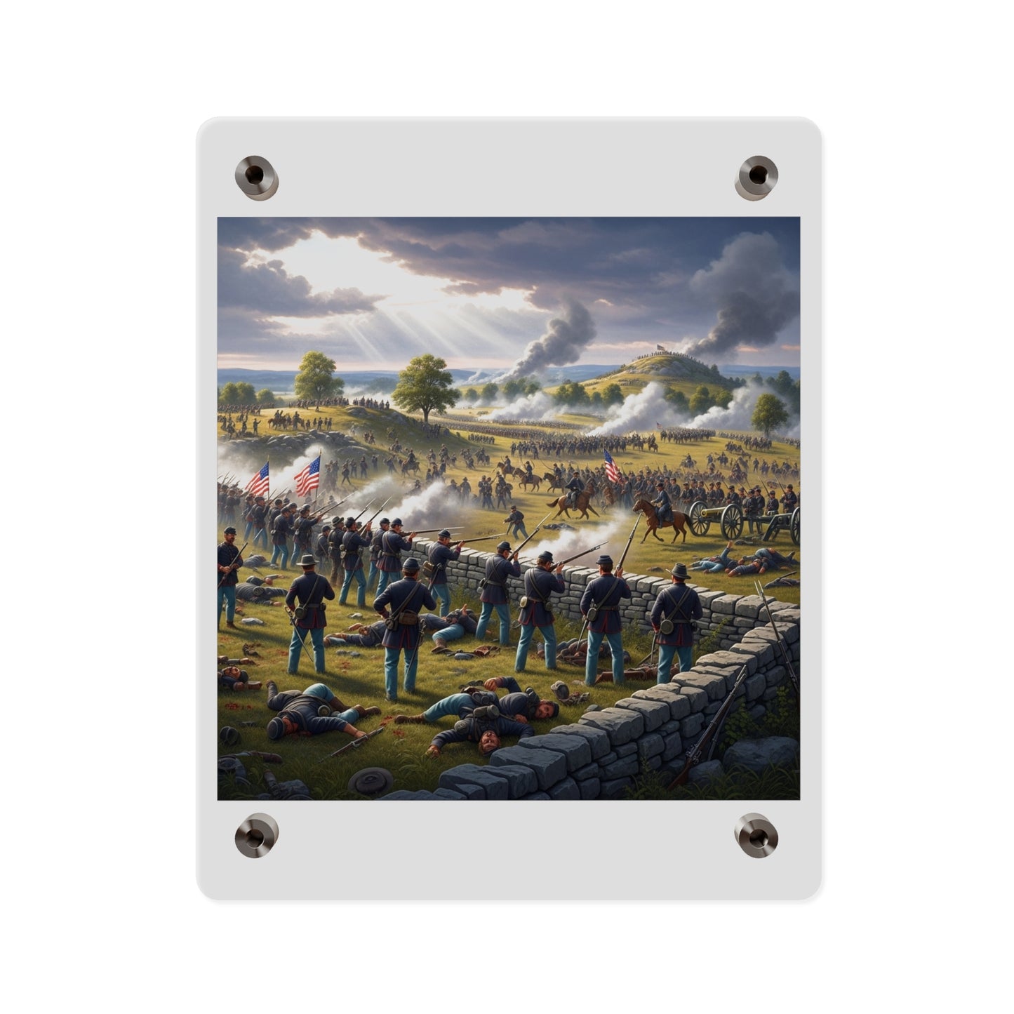Acrylic Wall Art Panel - Battle of Gettysburg