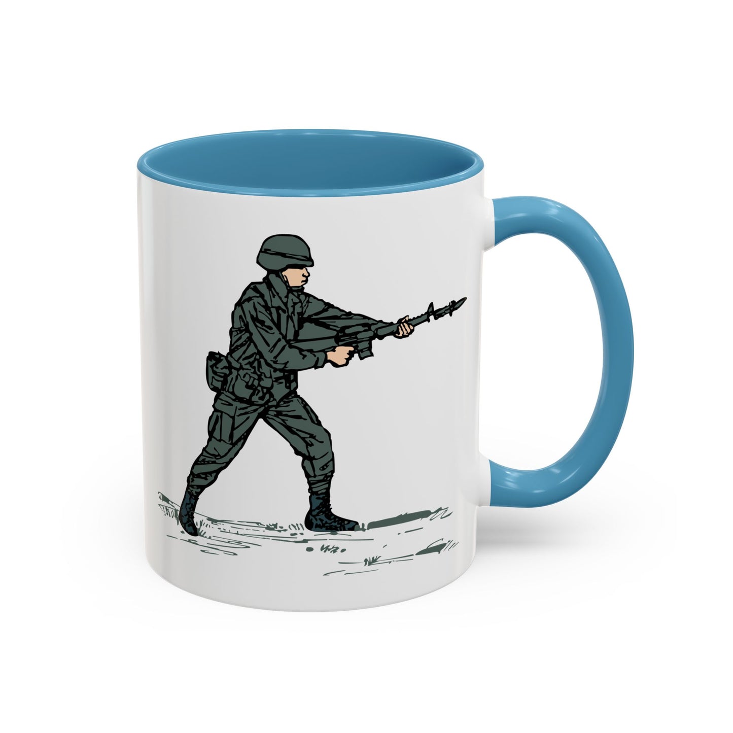 Accent Coffee Mug (11oz & 15oz) - Bayonet Training-Modified Thrust X 300