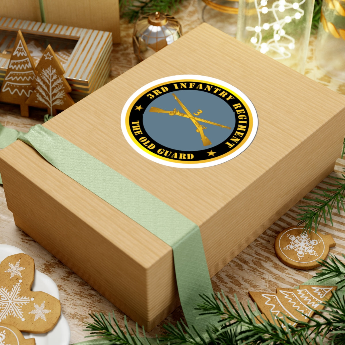 Kiss-Cut Stickers - 3rd Infantry Regiment -The Old Guard w Inf Branch