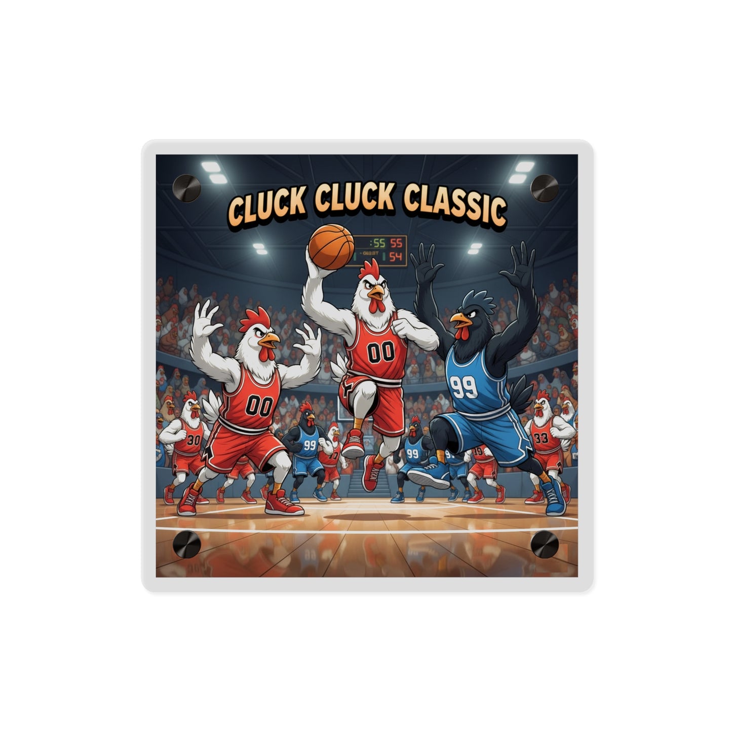 Acrylic Wall Art Panel - Chicken Classic