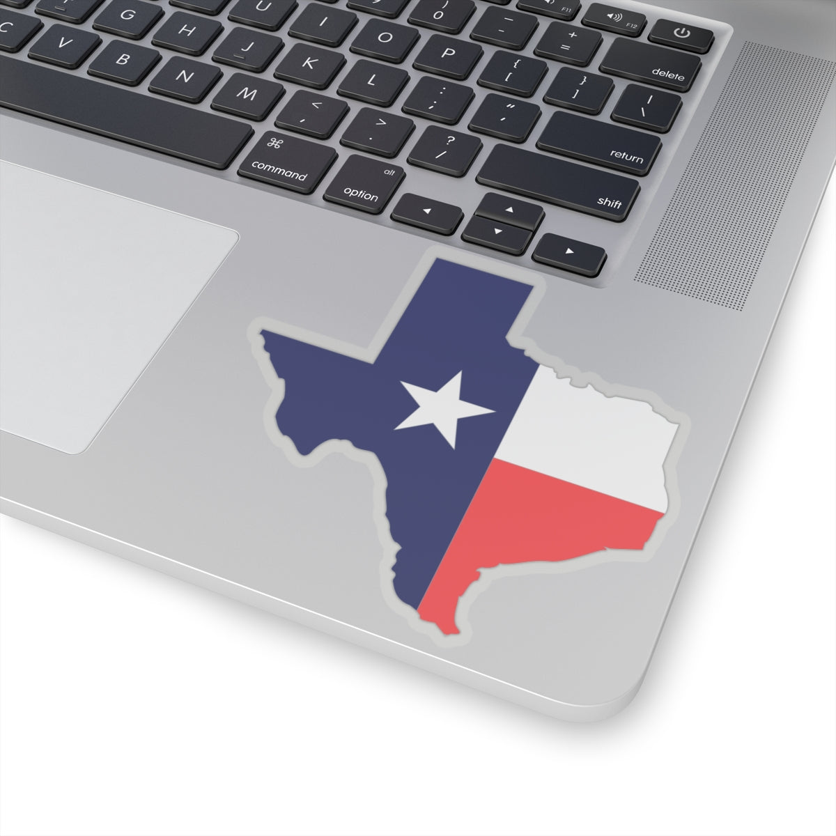 Kiss-Cut Stickers - Texas Map Overprint with Texas State Flag X 300