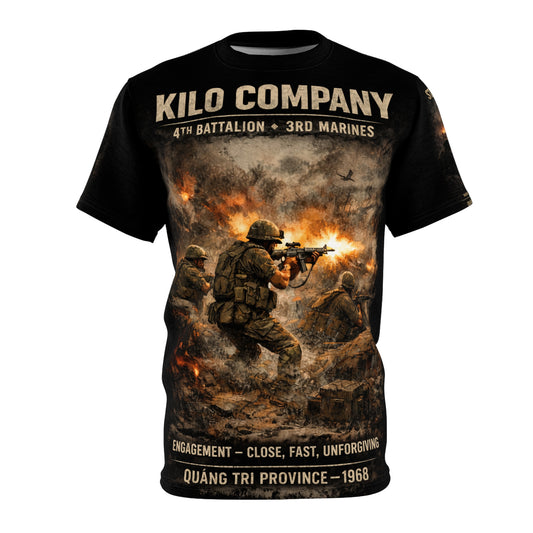 Marine Tribute Tee — "Surviving the Fire Fight" (Kilo Co., 4/3)