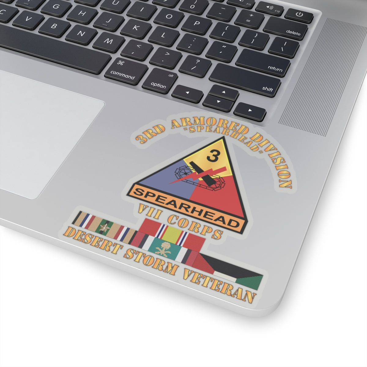 Kiss-Cut Stickers - 3rd Armored Div - VII Corps - Desert Storm Veteran