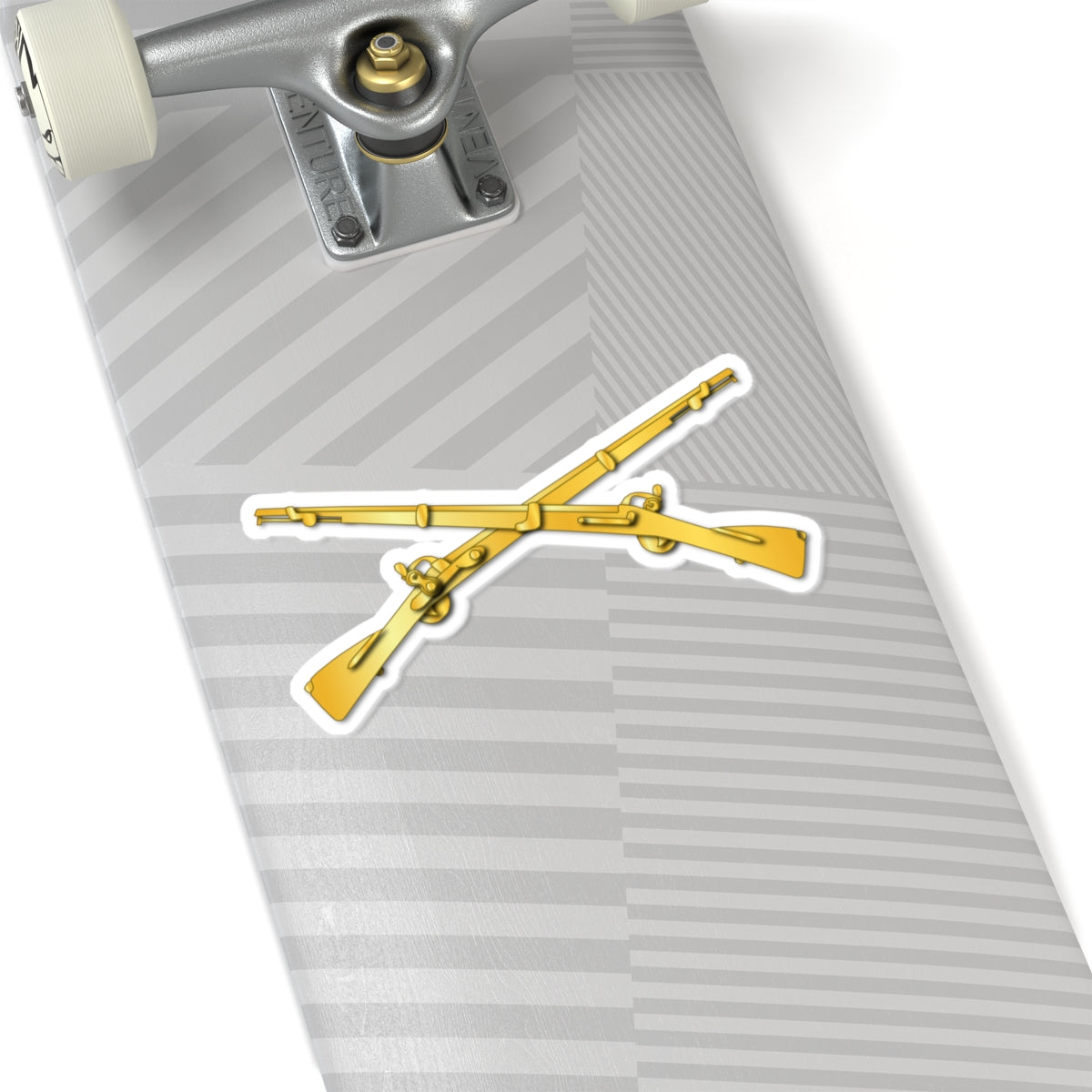 Kiss-Cut Stickers - Infantry Branch - Crossed Rifles