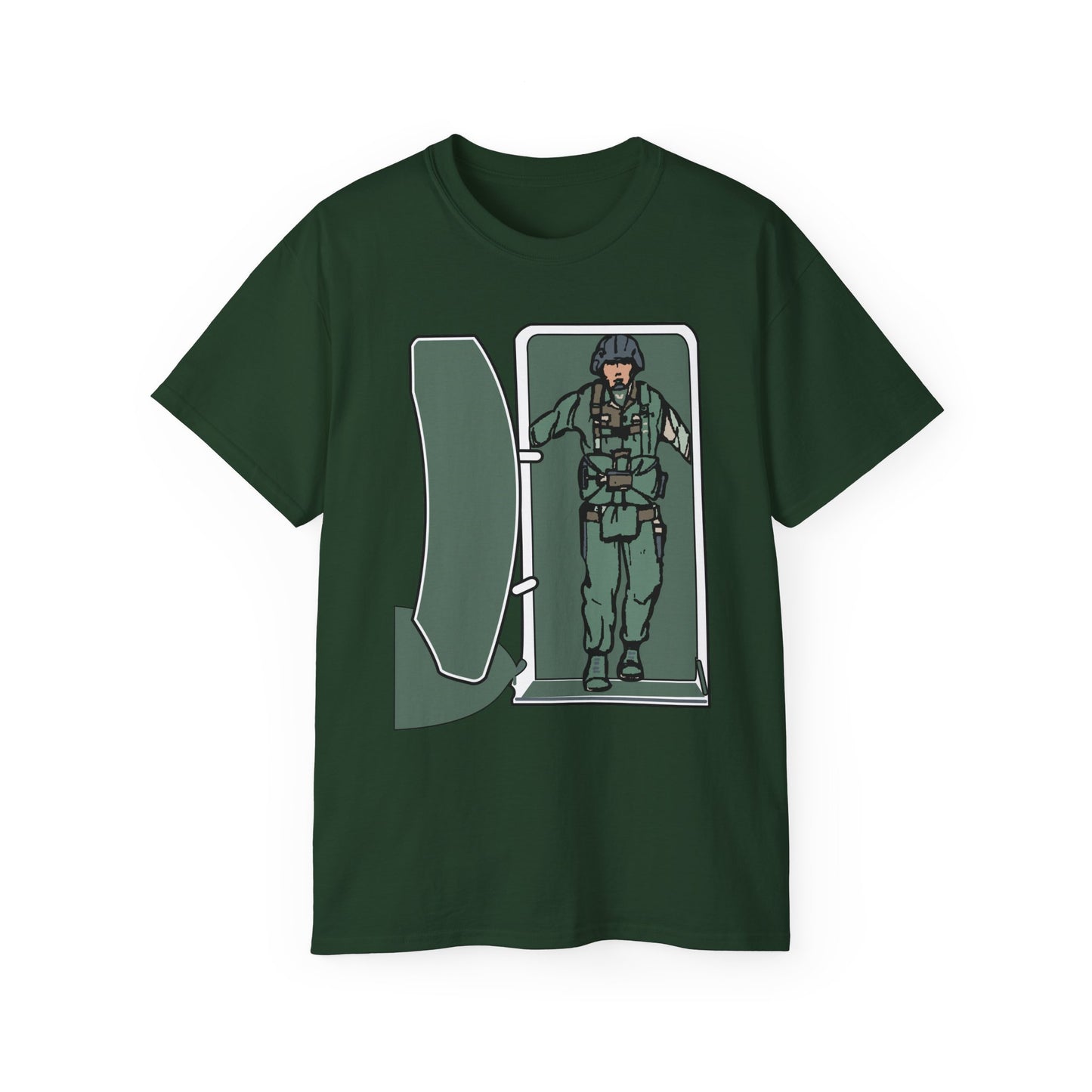 Unisex Ultra Cotton Tee - Airborne - JM Door Check X 300