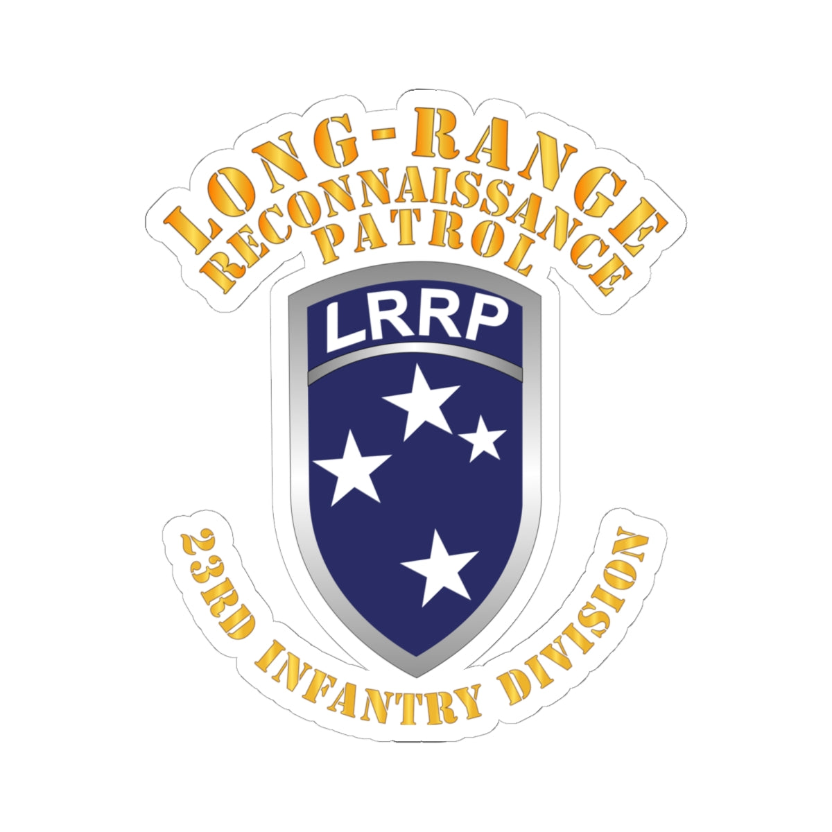 Kiss-Cut Stickers - SOF - 23rd ID - LRRP