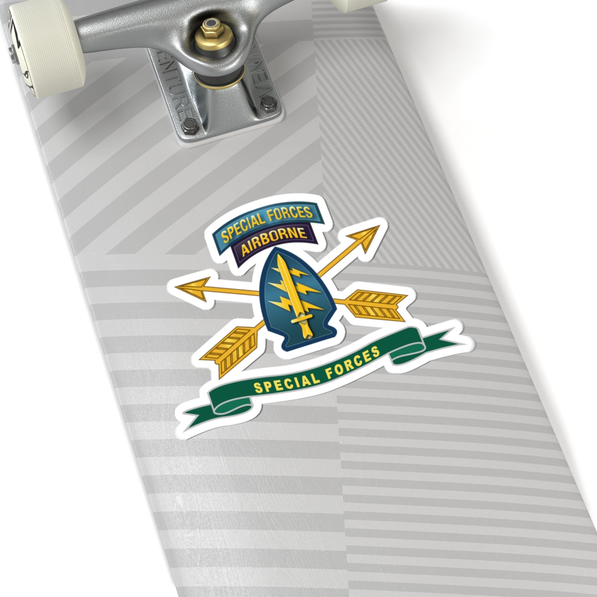 Kiss-Cut Stickers - Special Forces - SSI w Tab - Br - Ribbon X 300