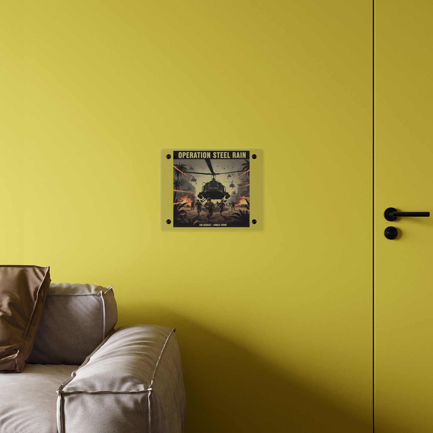 Acrylic Wall Art Panel - Air Assault - Vietnam - Operation Steel Rain