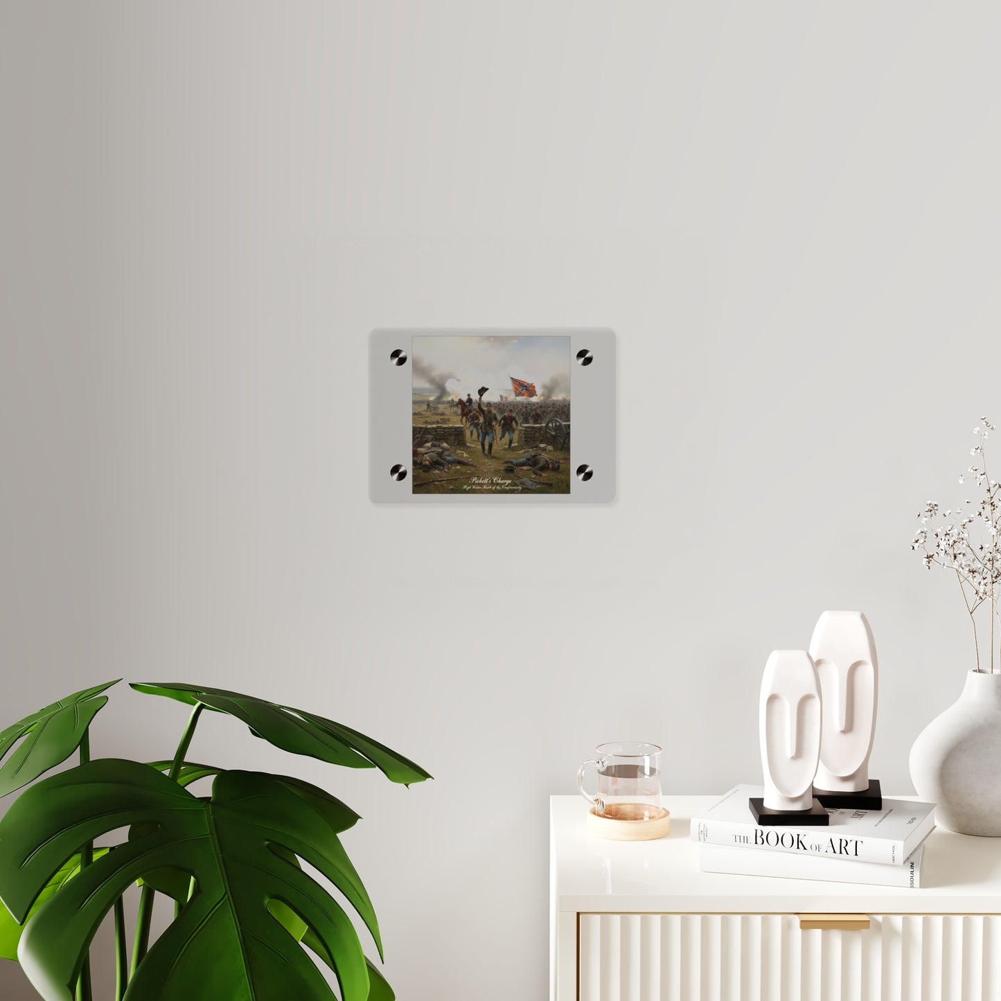 Acrylic Wall Art Panel - Picketts Charge with Hat