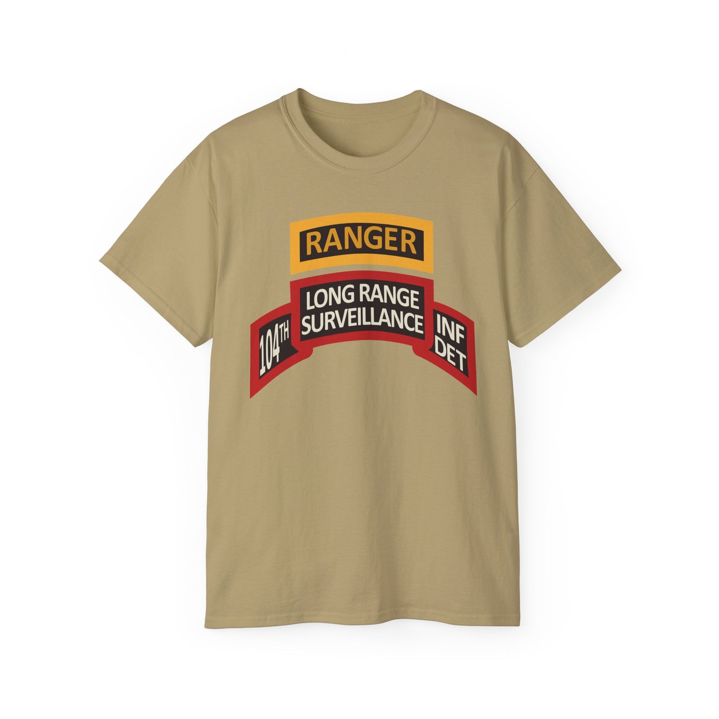 Unisex Ultra Cotton - LRS - 10th Inf Det - Ranger Tab