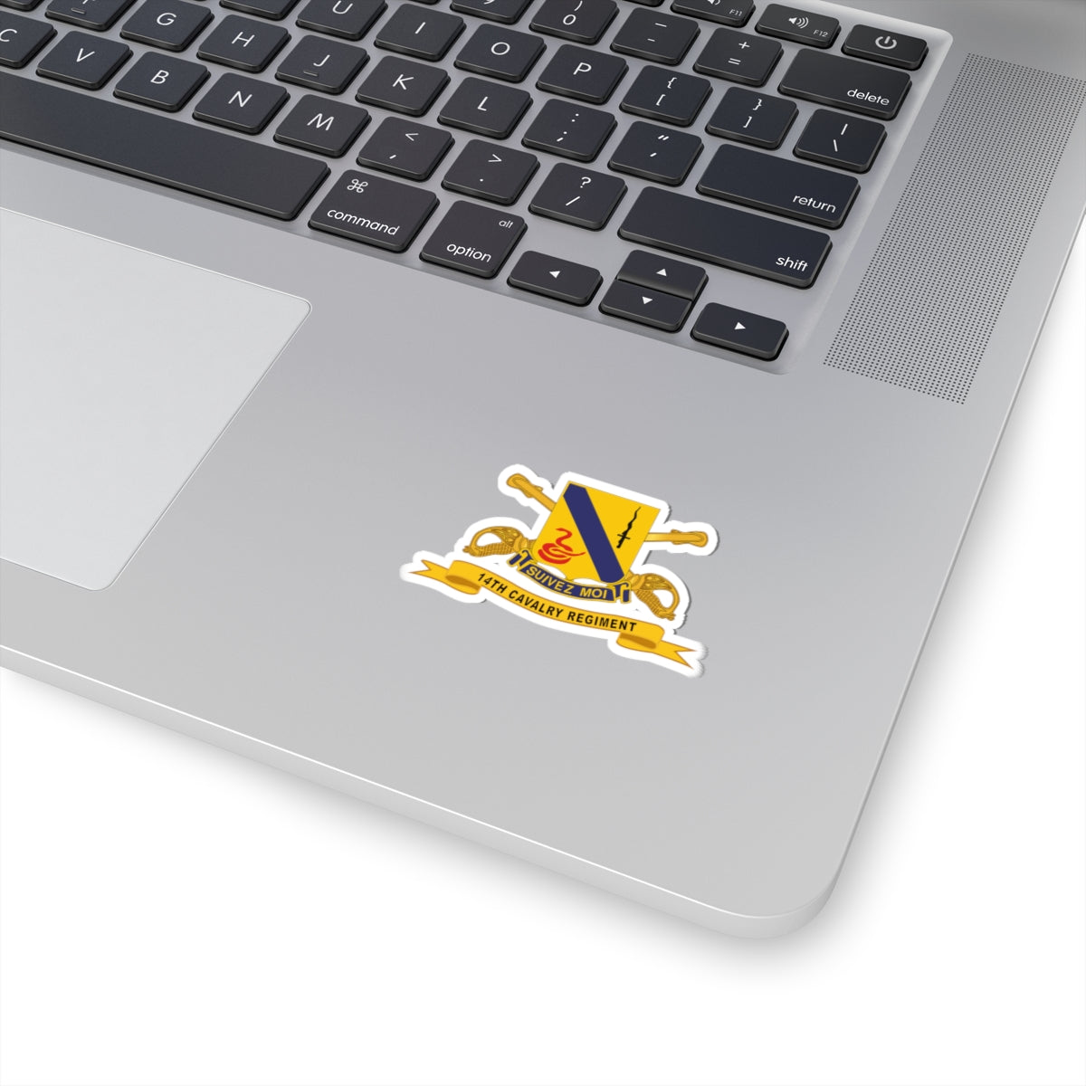 Kiss-Cut Stickers - 14th Cavalry Regiment w Br - Ribbon