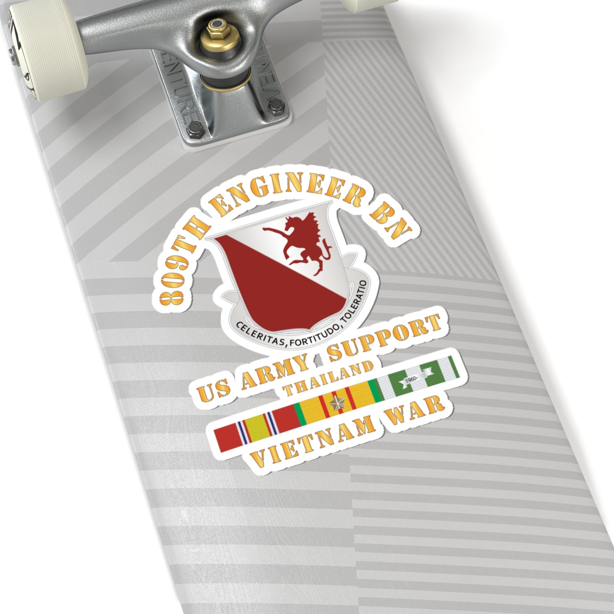 Kiss-Cut Stickers - 809th Engineer Bn - Thailand w VN SVC X 300