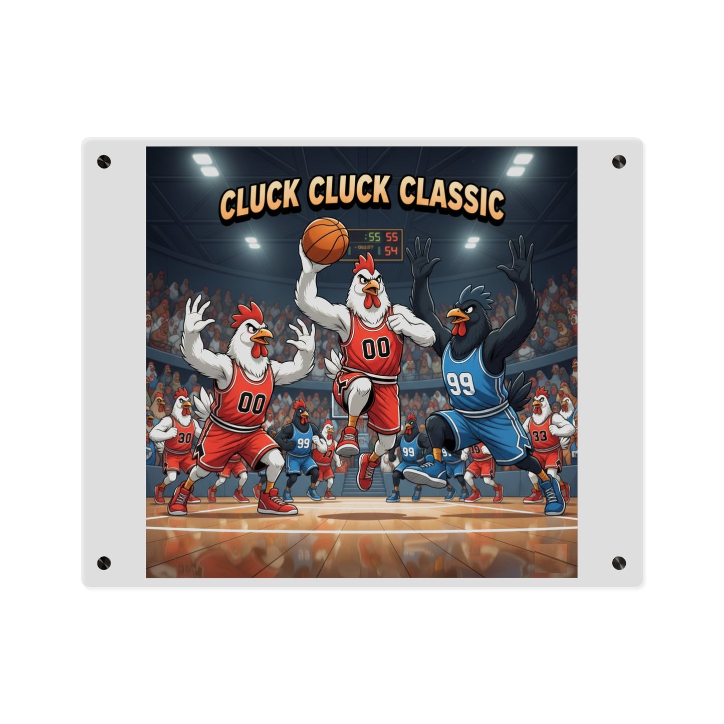 Acrylic Wall Art Panel - Chicken Classic