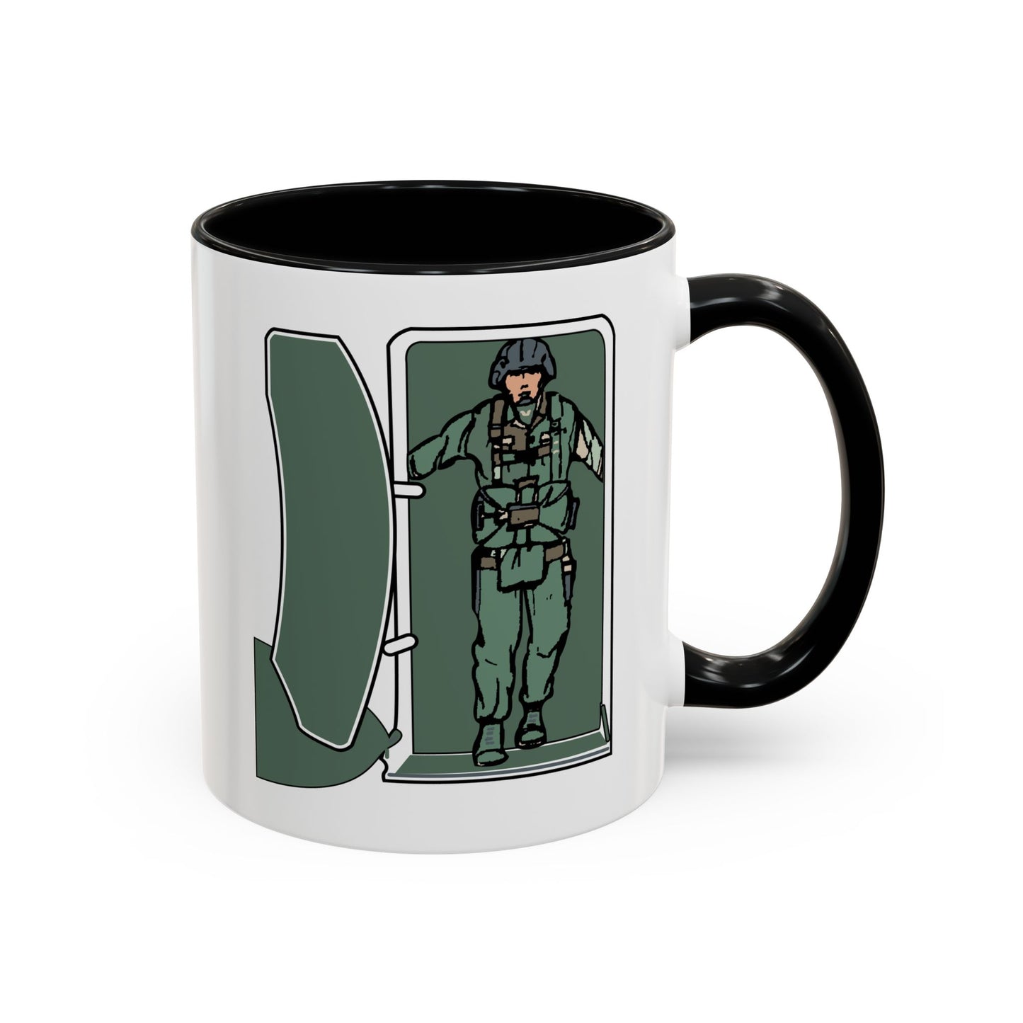 Accent Coffee Mug (11oz & 15oz) - Airborne - JM Door Check X 300