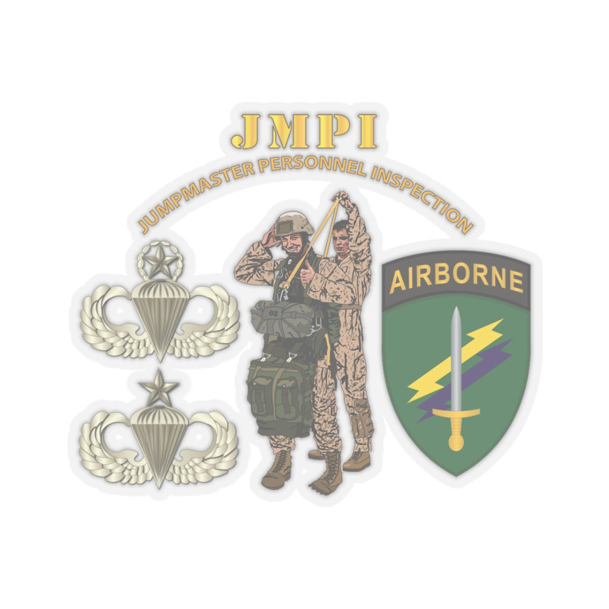 Kiss-Cut Stickers - JMPI - USACAPOC