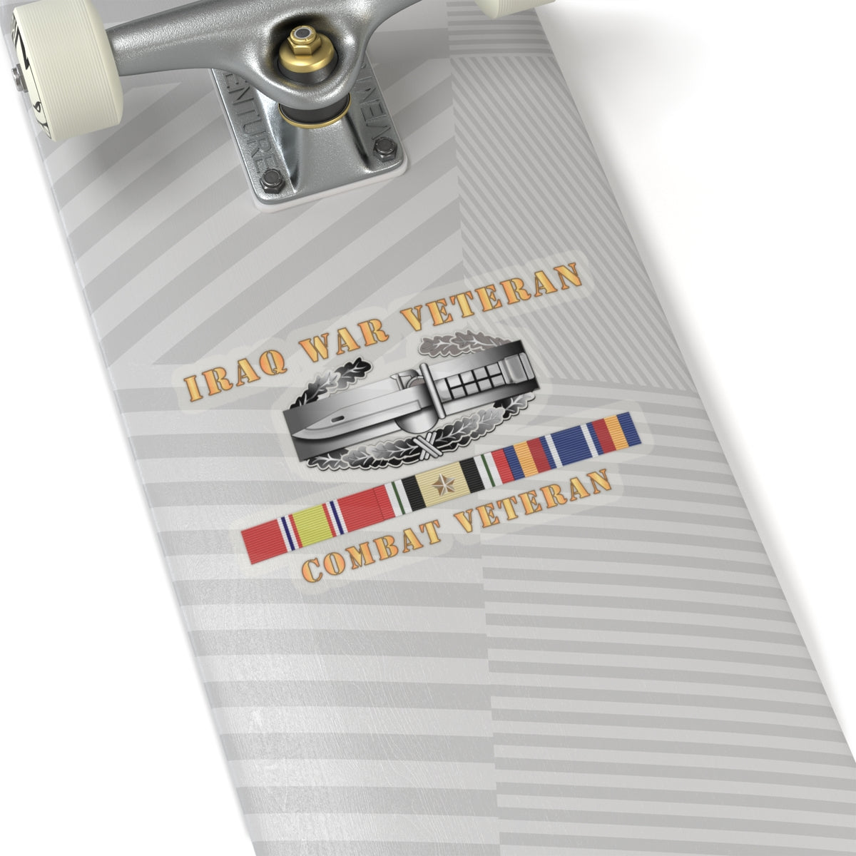 Kiss-Cut Stickers - Iraq War Veteran - Combat Action Badge w CAB IRAQ SVC