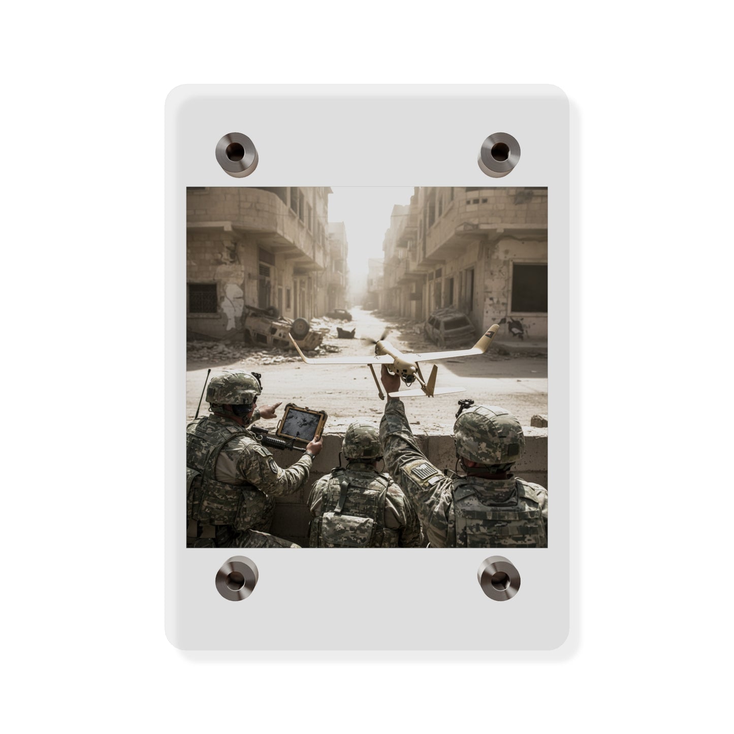 Acrylic Wall Art Panel - UAV Raven in Iraq war