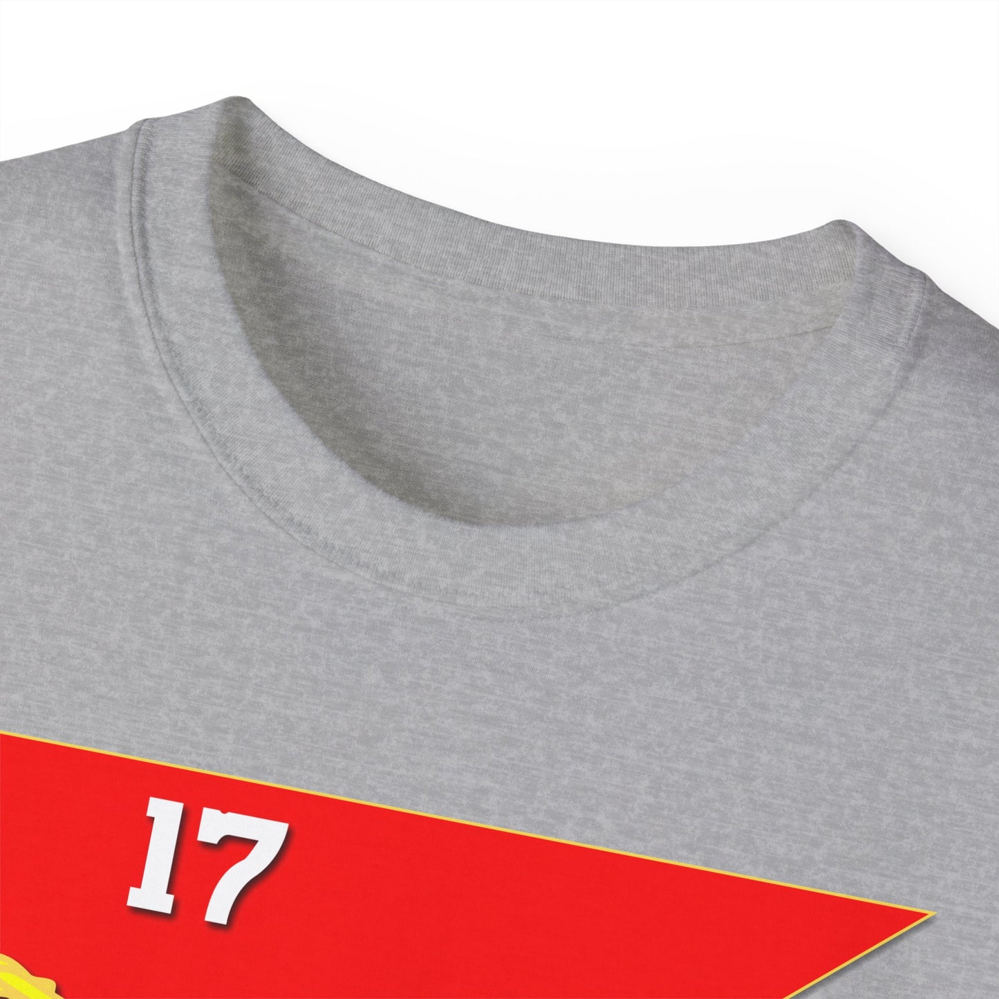 Unisex Ultra Cotton Tee - 17th Cavalry Guidon