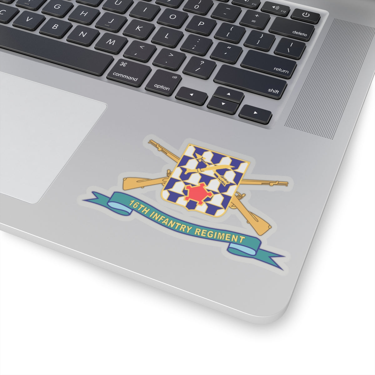 Kiss-Cut Stickers -16th Infantry Regiment - DUI w Br - Ribbon X 300