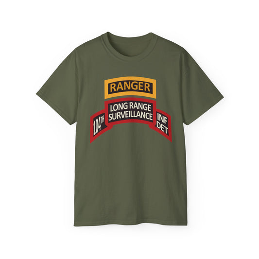 Unisex Ultra Cotton - LRS - 10th Inf Det - Ranger Tab