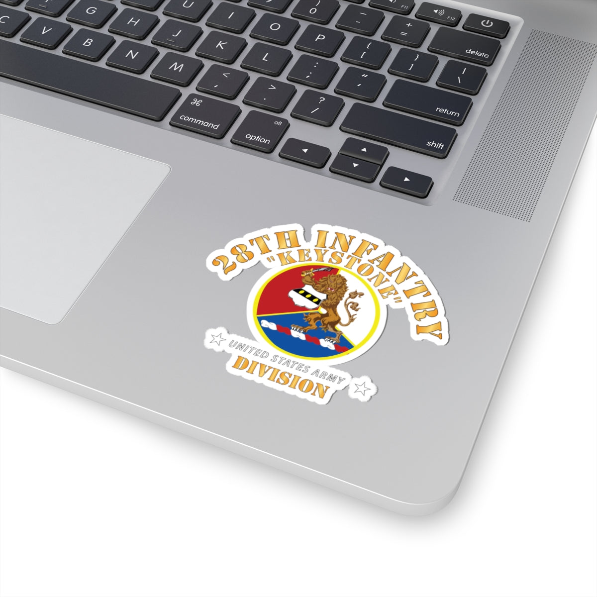 Kiss-Cut Stickers - 28th Infantry Division - Keystone - DUI wo Stars X 300