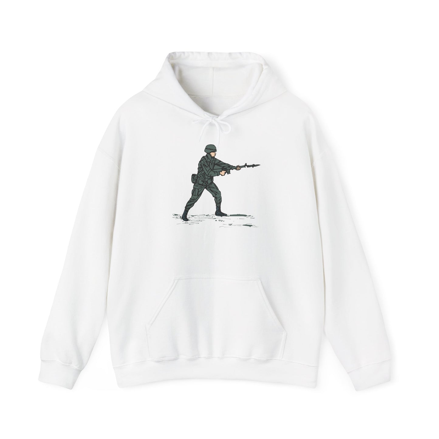Unisex Heavy Blend Hooded Sweatshirt - Bayonet Training-Modified Thrust X 300