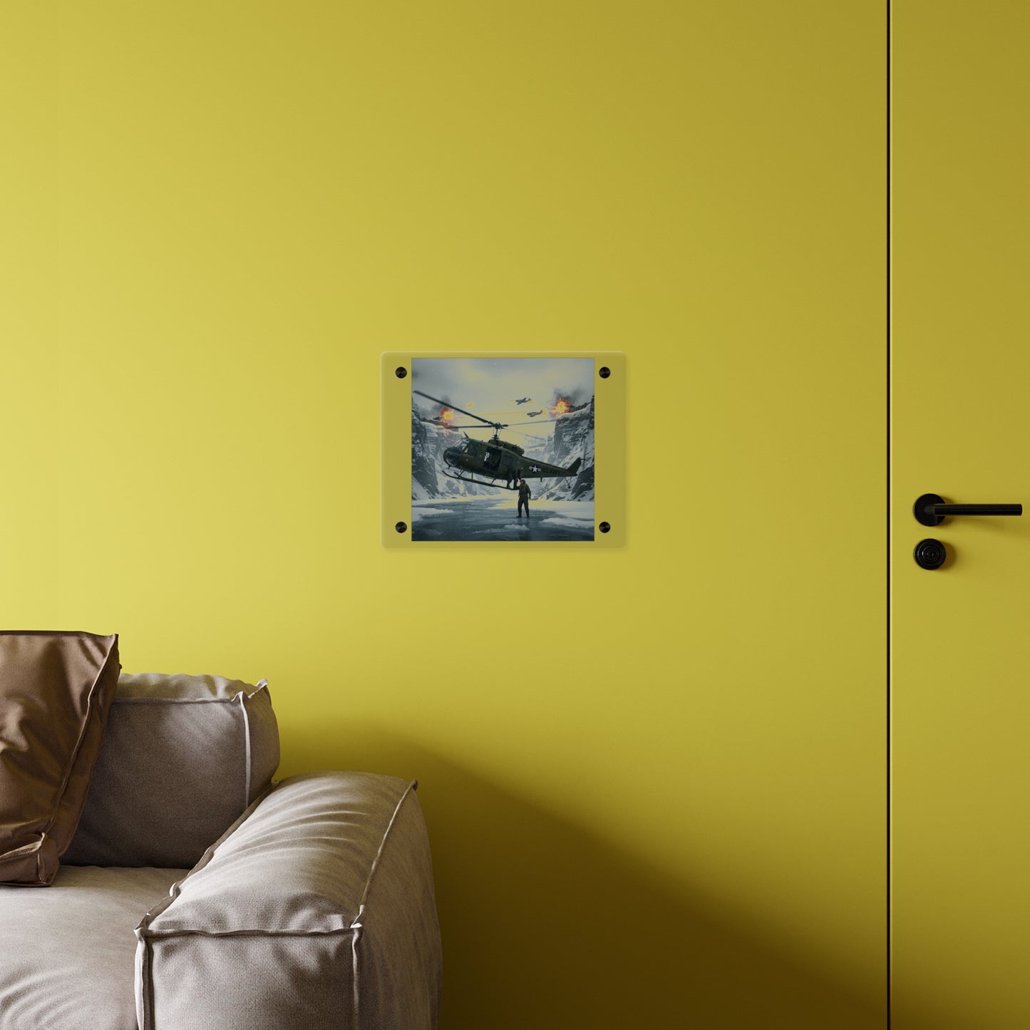 Acrylic Wall Art Panel - Rescue Mission from Majon-ni and Samdong-ni attack - Korean War