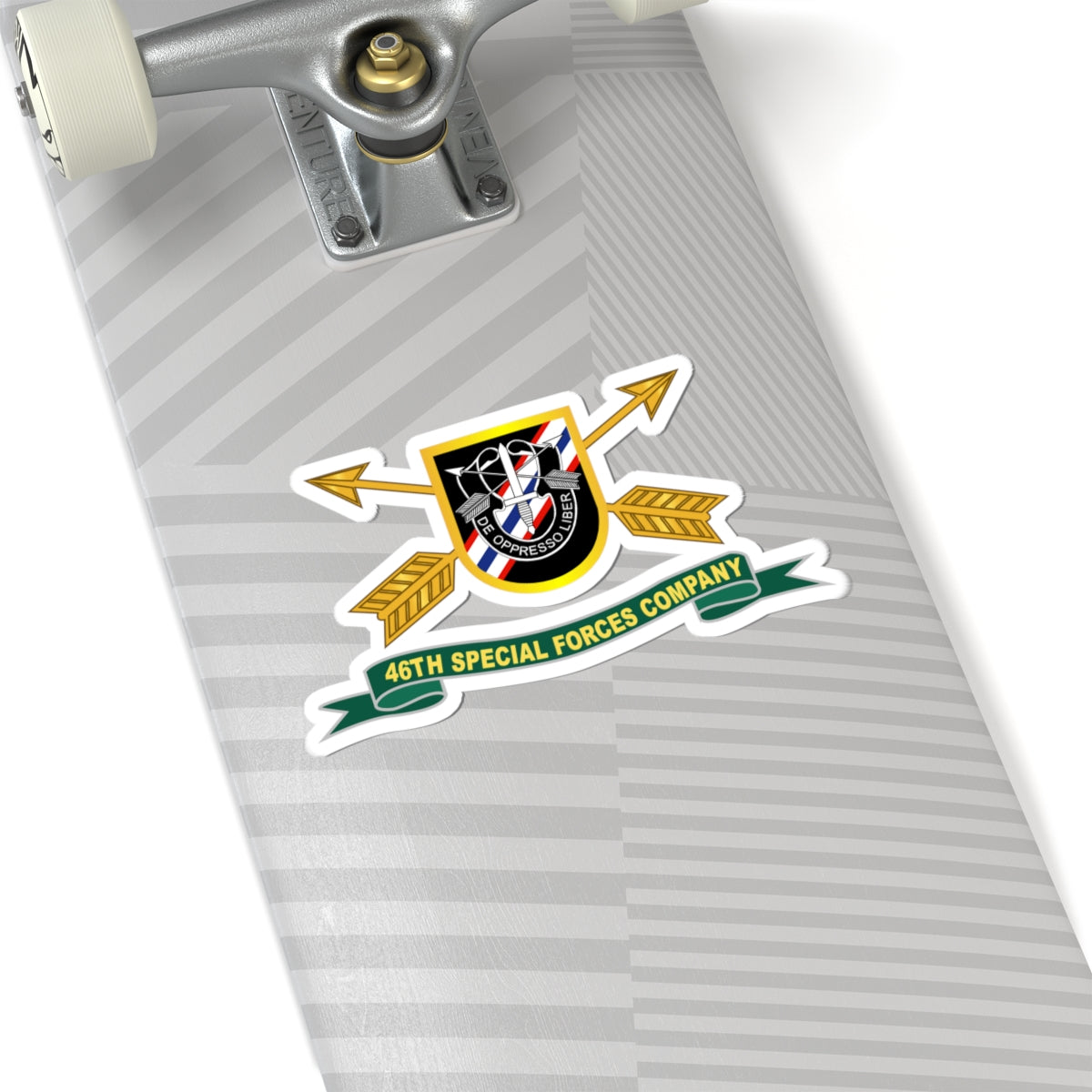 Kiss-Cut Stickers - 46th Special Forces Company - Flash w Br - Ribbon X 300