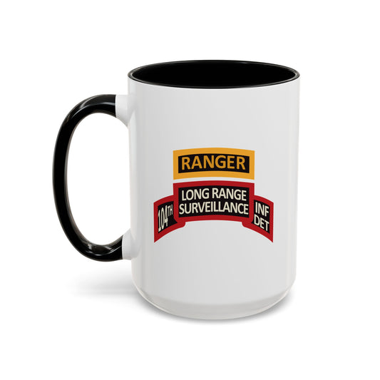 Accent Coffee Mug 15oz - LRS - 10th Inf Det - Ranger Tab