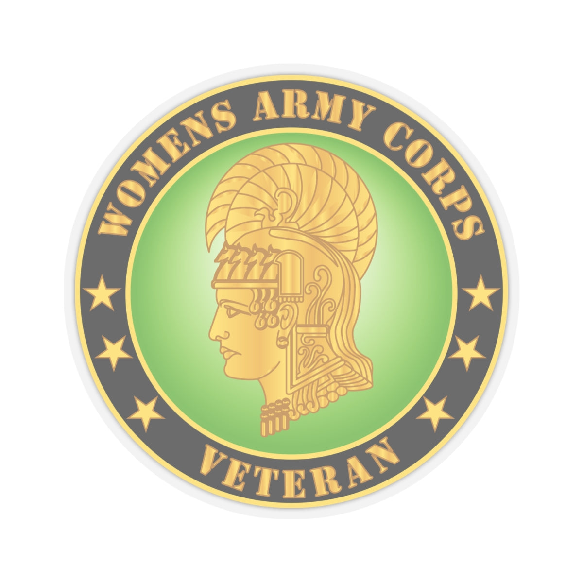 Kiss-Cut Stickers - Womens Army Corps Veteran