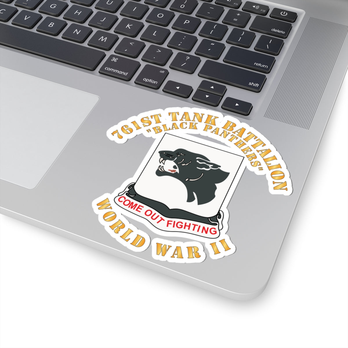 Kiss-Cut Stickers - 761st Tank Battalion - Black Panthers - WWII