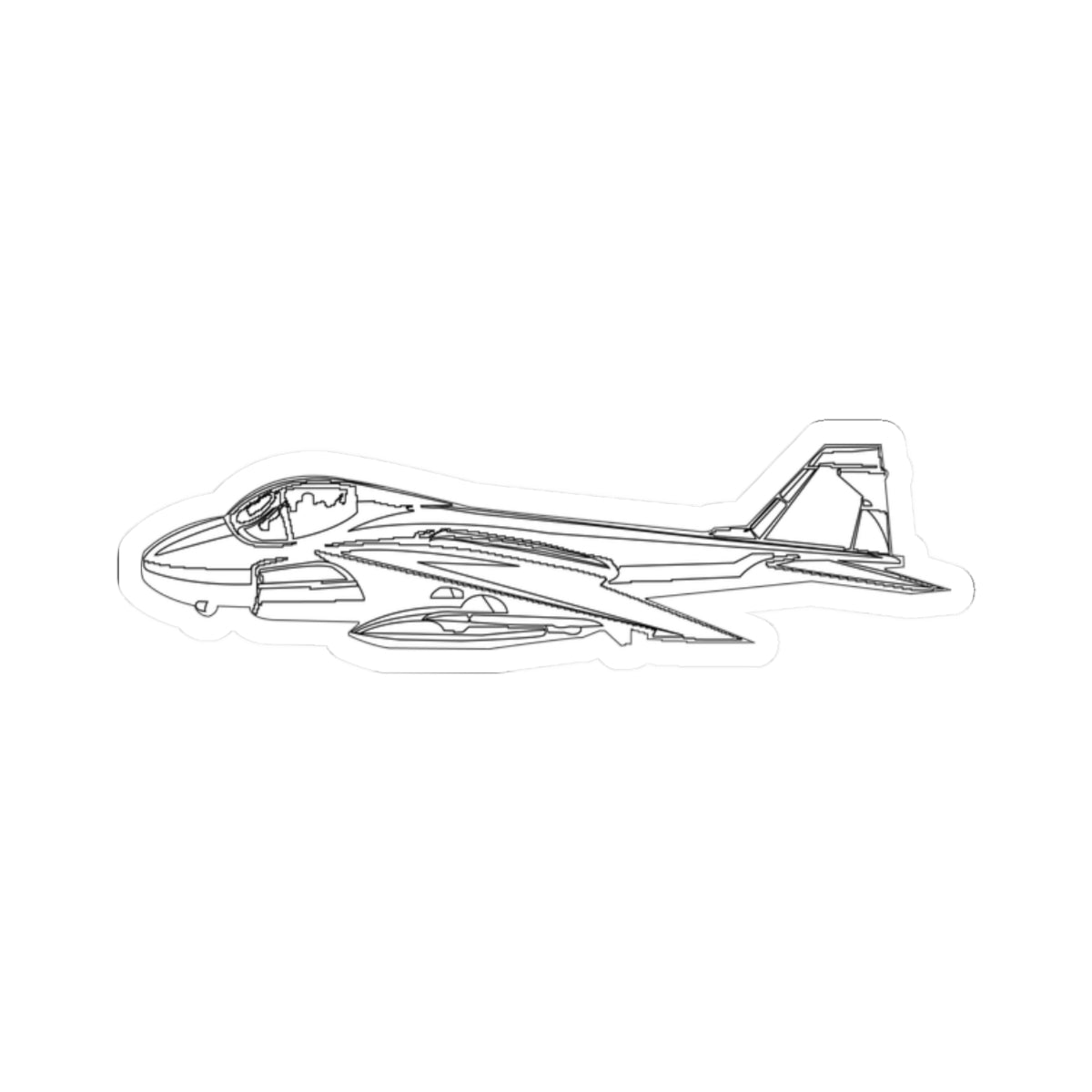Kiss-Cut Stickers - Aircraft - A6 - GS - LA X 300