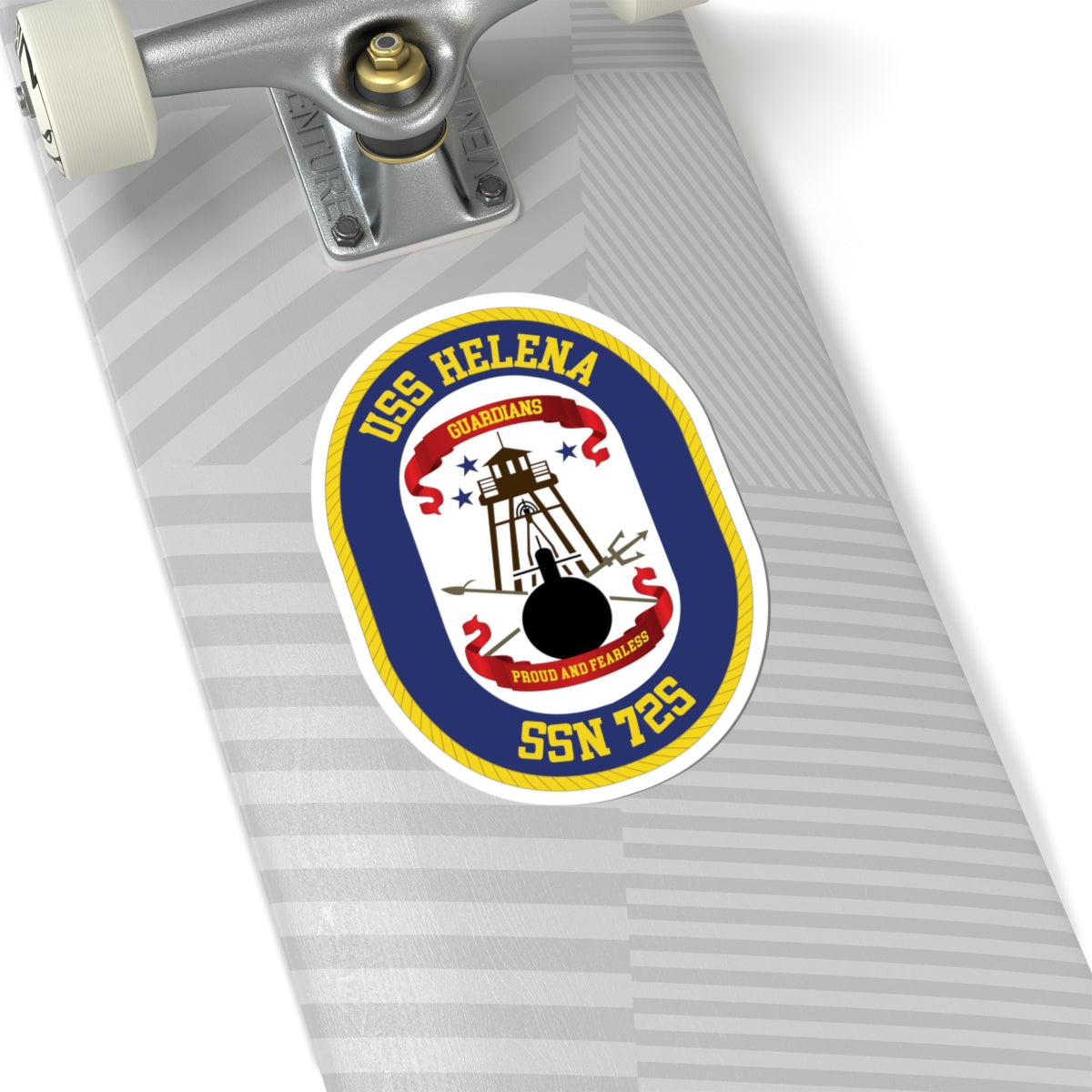 Kiss-Cut Stickers - Navy - USS Helena (SSBN 725) wo Txt