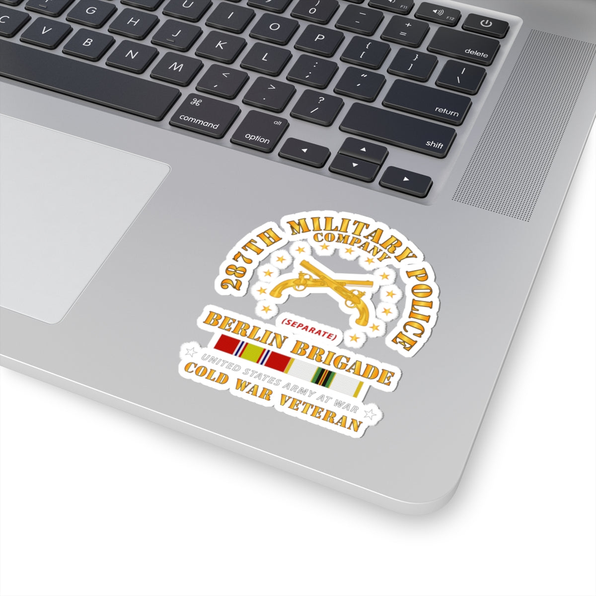 Kiss-Cut Stickers - 287th Military Police Company - Berlin Bde w COLD SVC