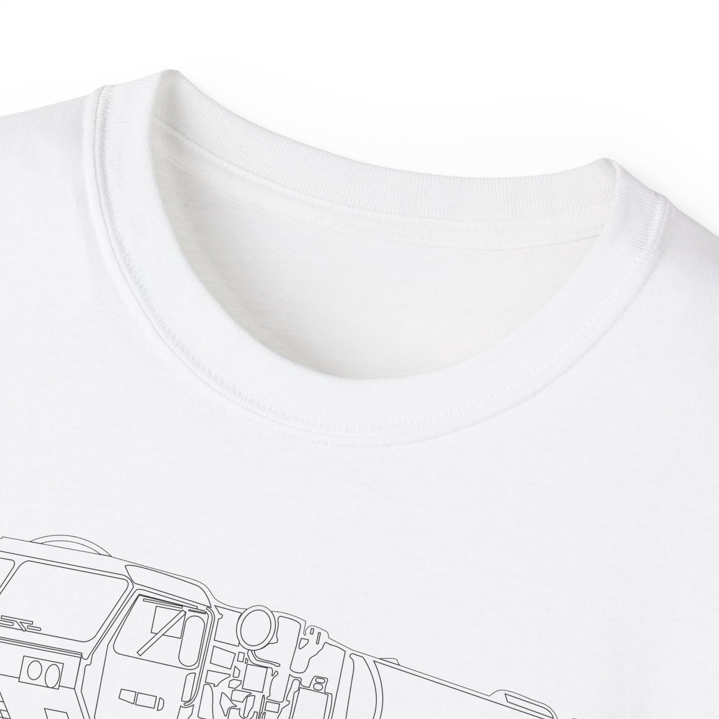 Unisex Ultra Cotton Tee - Vehicle - Fuel Truck - Front Left Oblique X 300