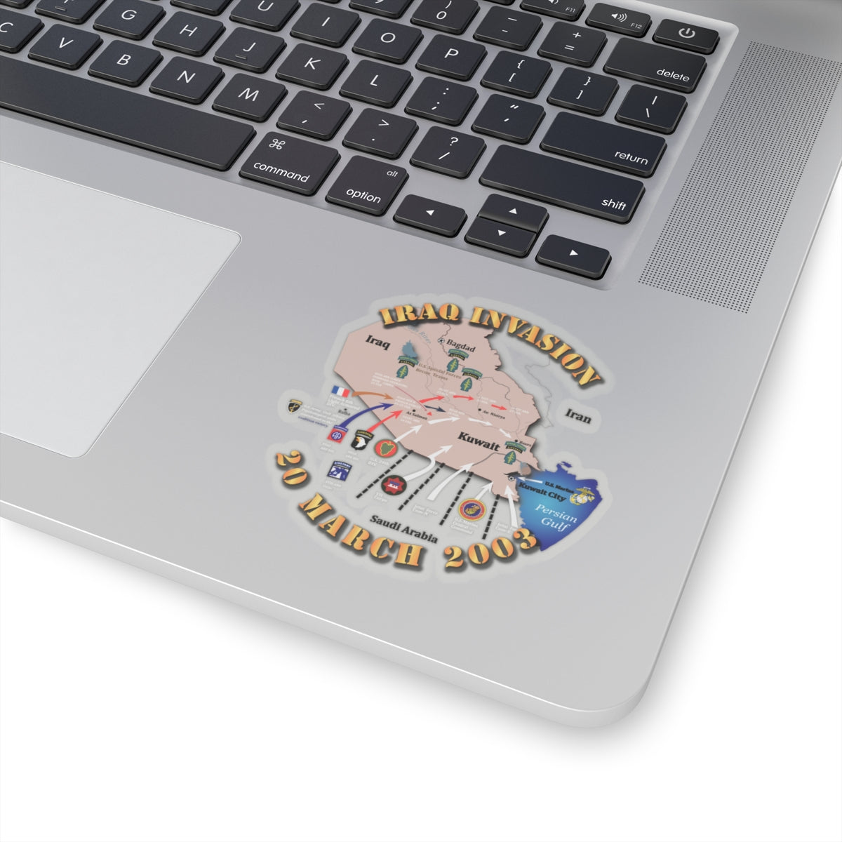 Kiss-Cut Stickers - Iraq Invasion -2