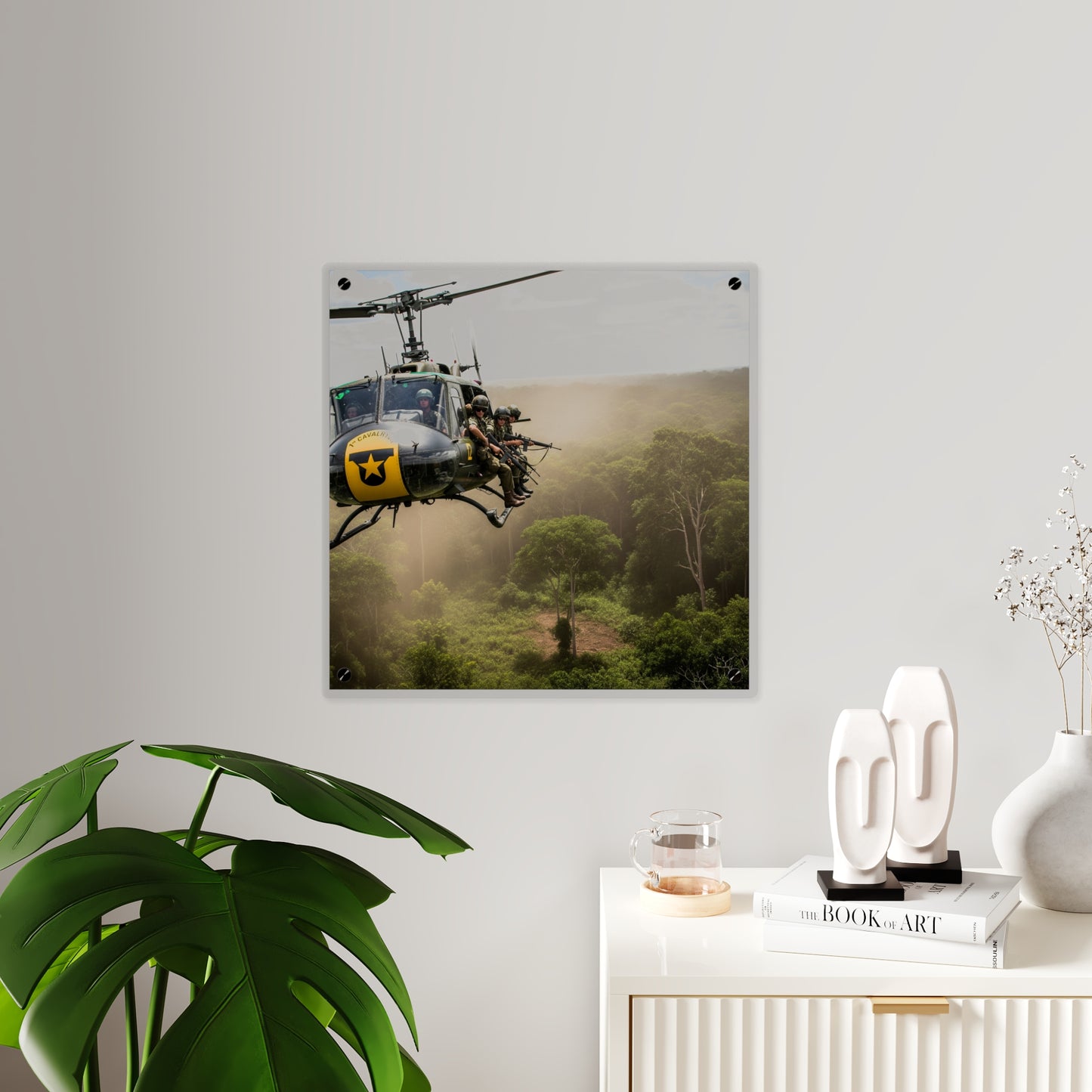 Acrylic Wall Art Panel - 1st Cavalry Division - Air Assault - Vietnam