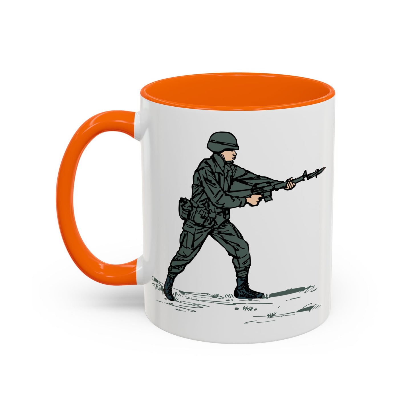 Accent Coffee Mug (11oz & 15oz) - Bayonet Training-Modified Thrust X 300