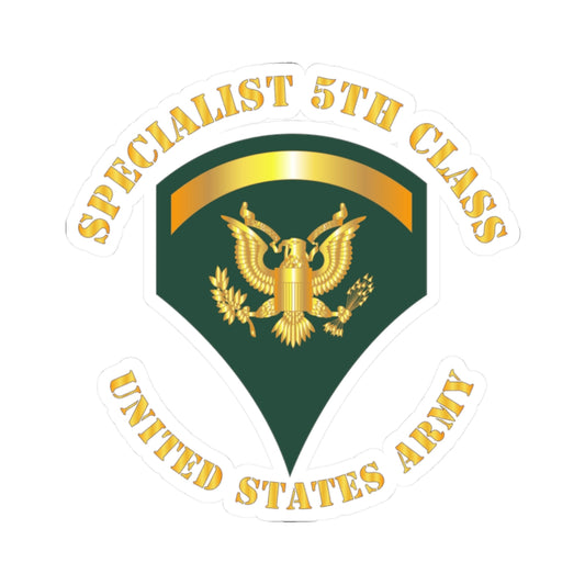 Kiss-Cut Stickers - Specialist 5th Class - SP5