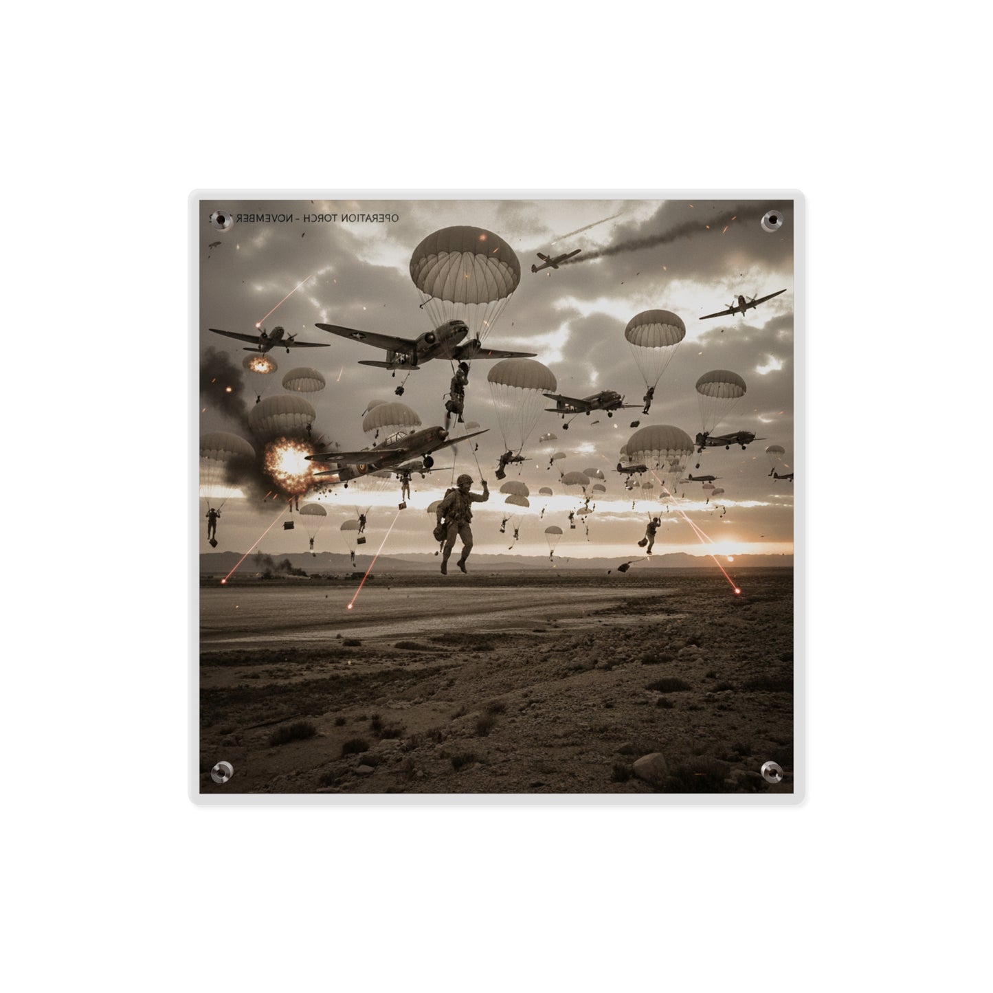 Acrylic Wall Art Panel - Operation Torch Nov 1942