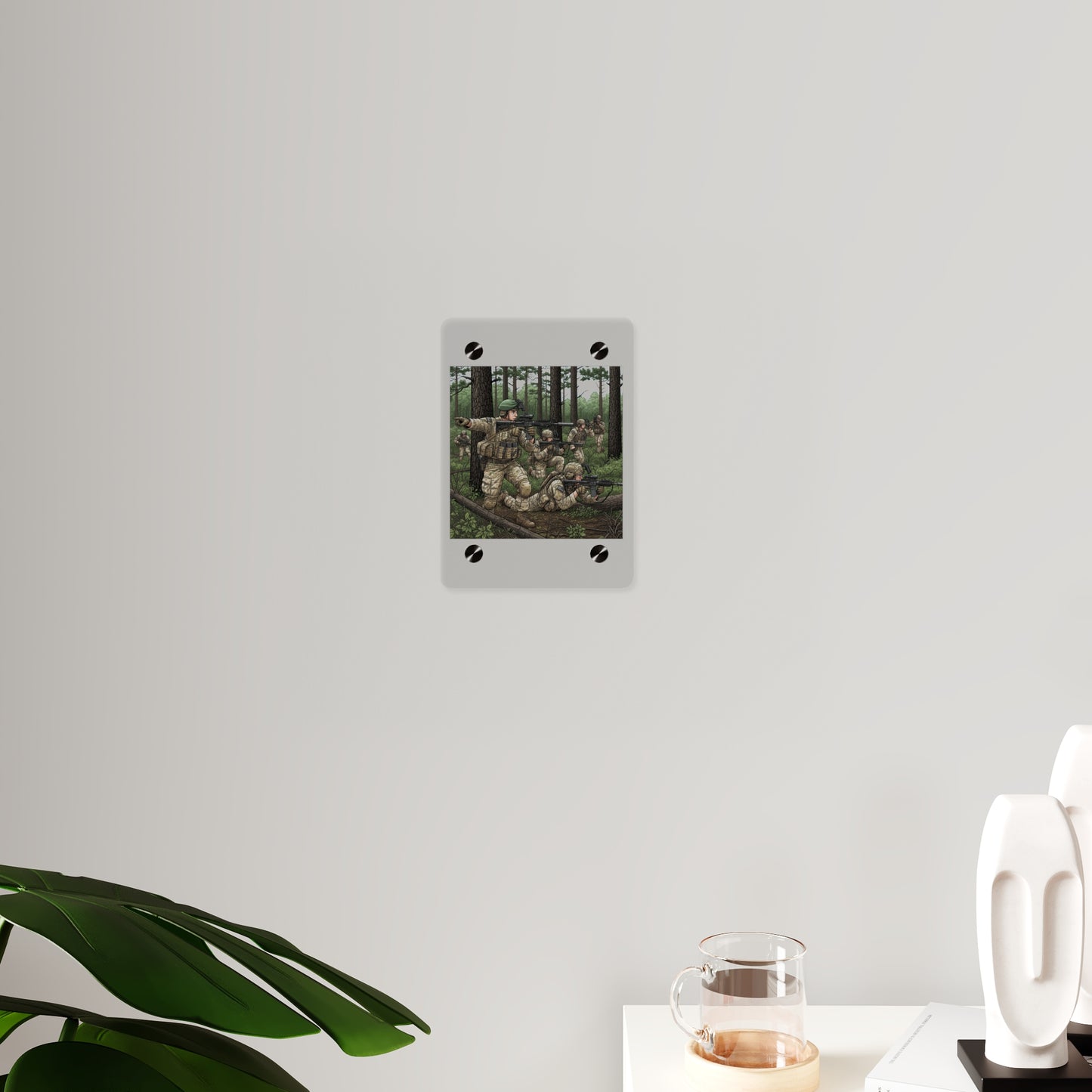 Acrylic Wall Art Panel - Special Forces training at McKall