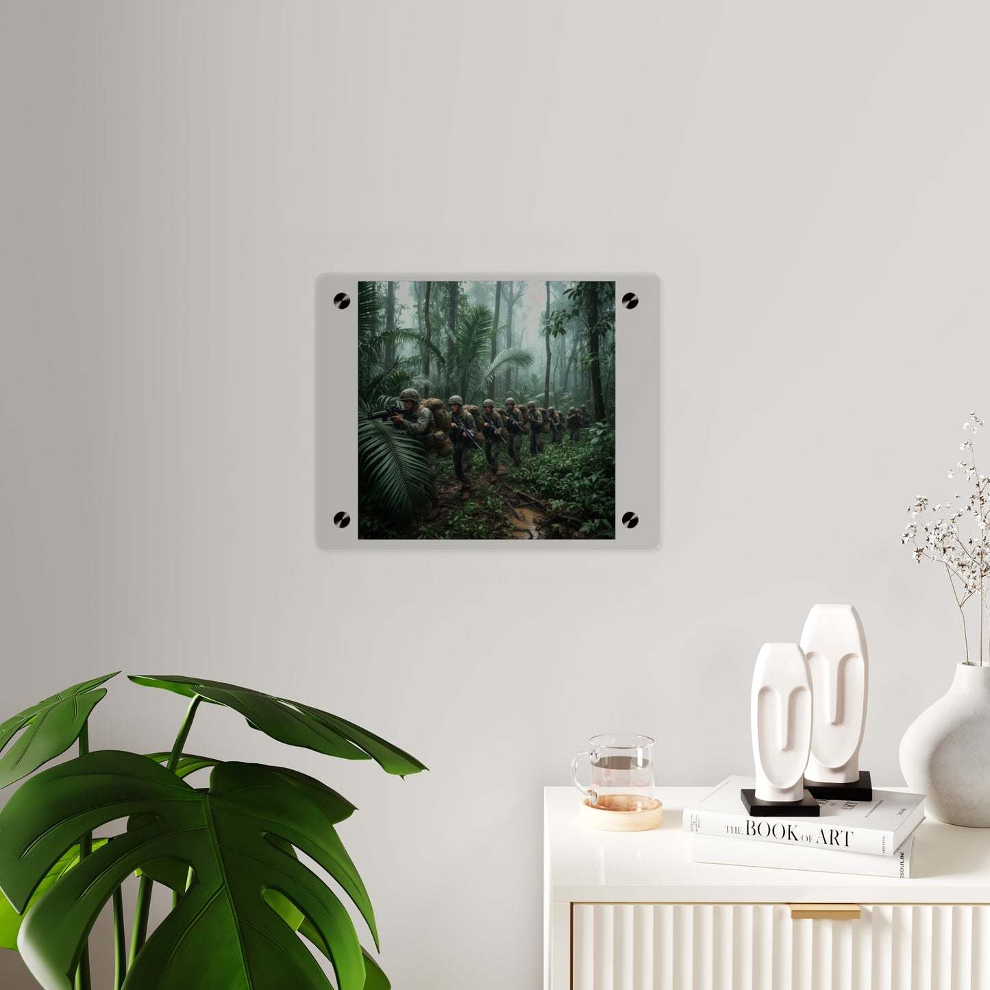 Acrylic Wall Art Panel - Jungle Patrol - Vietnam