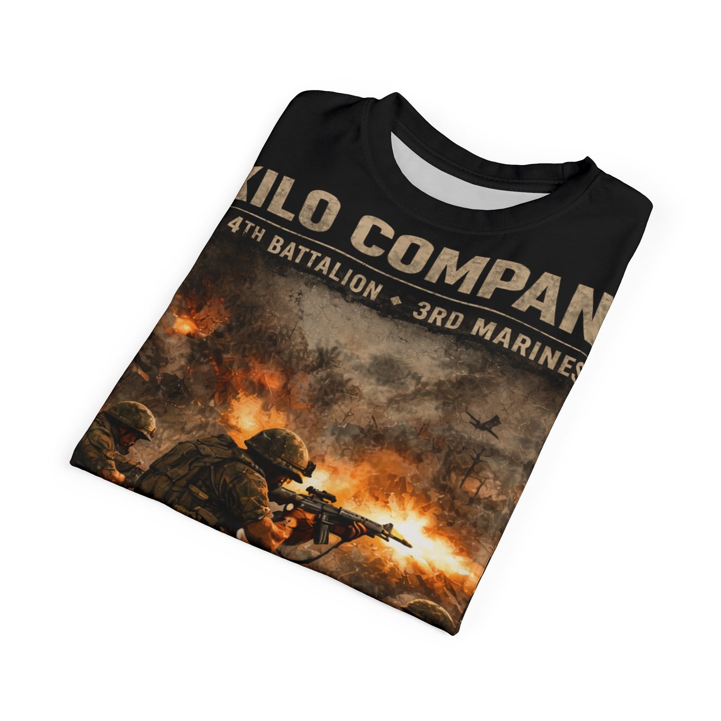 Marine Tribute Tee — "Surviving the Fire Fight" (Kilo Co., 4/3)