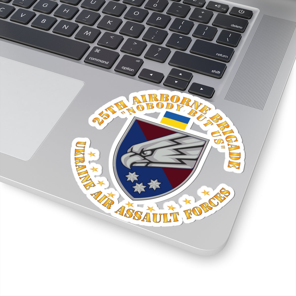 Kiss-Cut Stickers - Ukraine - 25th Airborne Brigade - Nobody but Us X 300