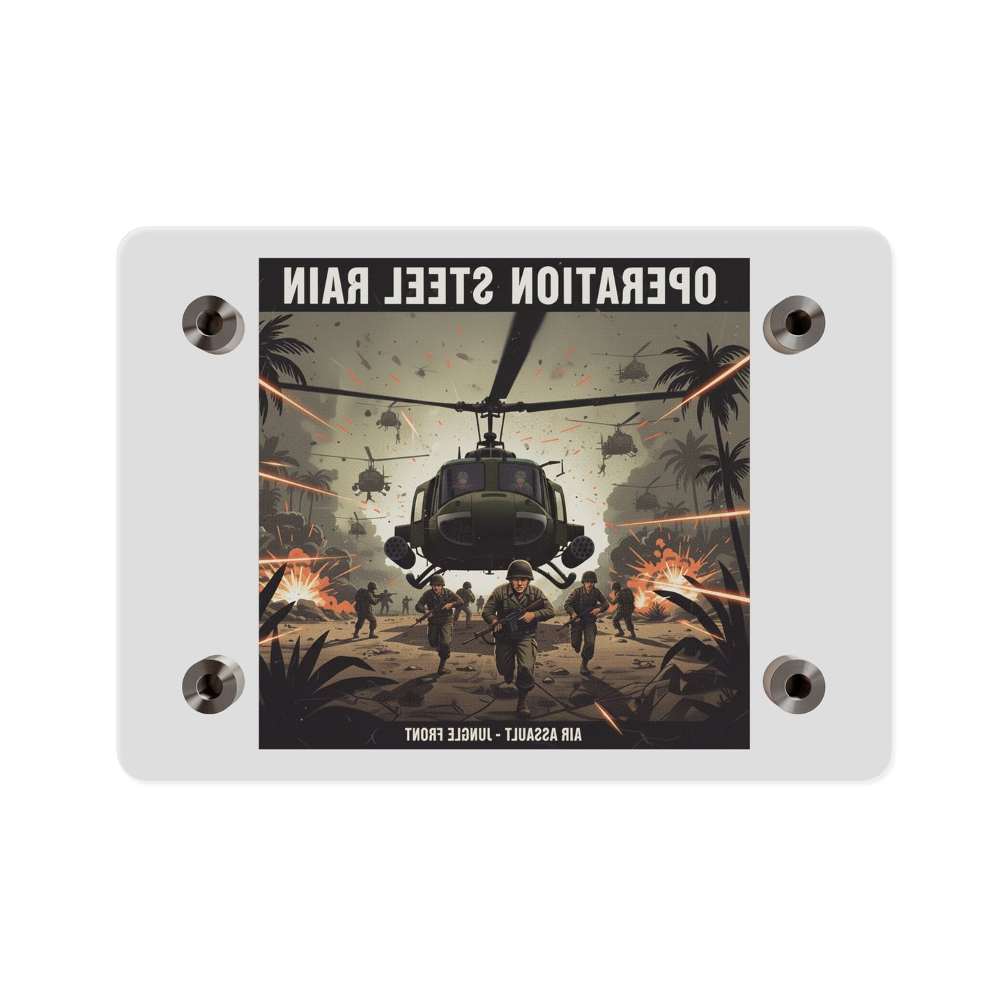 Acrylic Wall Art Panel - Air Assault - Vietnam - Operation Steel Rain