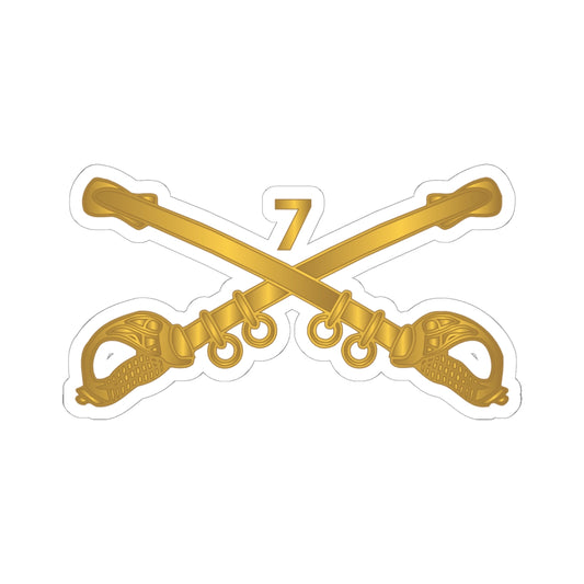 Kiss-Cut Stickers - Army - 7th Cavalry Branch wo Txt X 300