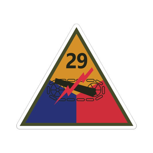 Kiss-Cut Stickers - SSI - 29th Armored Division X 300